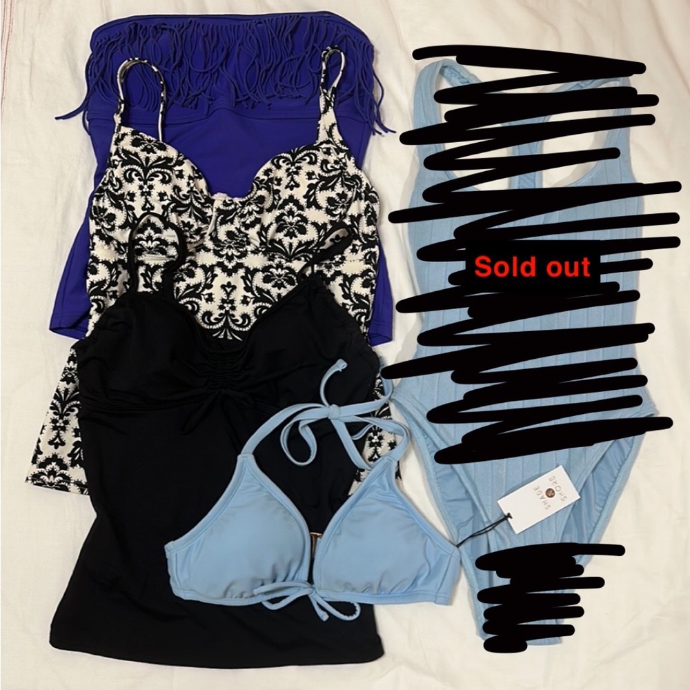 4-piece Swimwear / swimsuit / bathing suit bundle